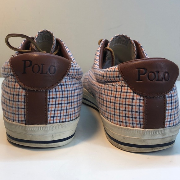 Polo by RL Orange, Blue & White Vaughn Boat Shoes - Picture 4 of 8